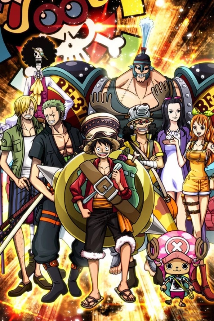 海贼王收藏必备草帽团壁纸:草帽成员开家长会了!