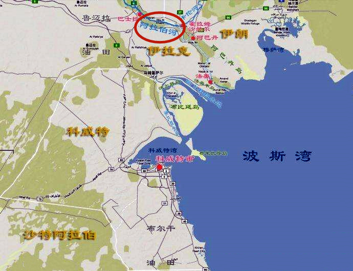 打开世界地图,将视线移及伊拉克和伊朗的版图上,不难发现两国在波斯湾