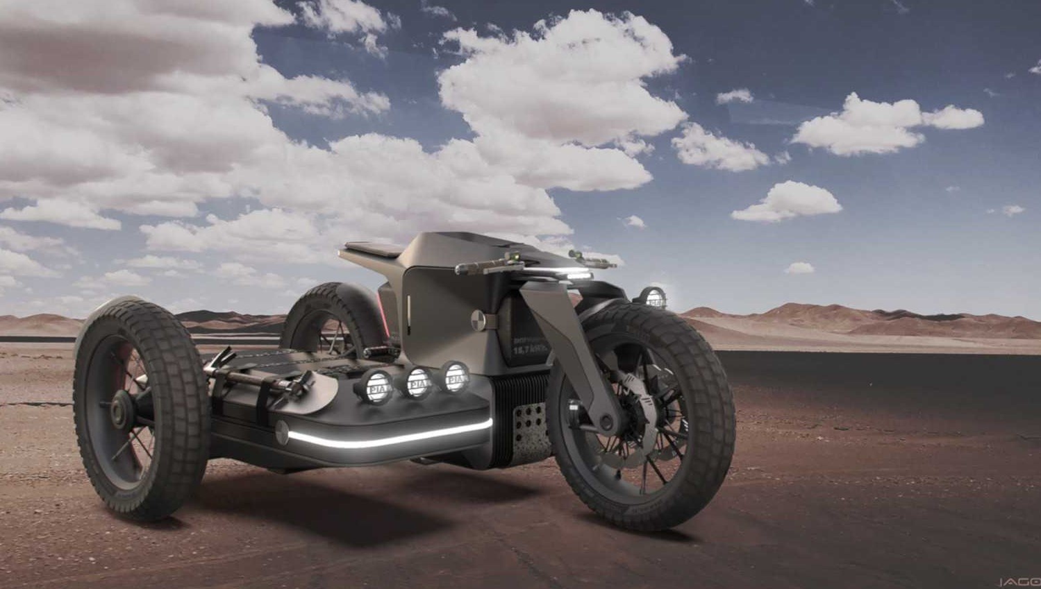 天马行空的创意 宝马x esmc电动边三轮帅炸-新浪汽车