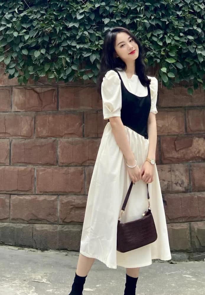 夏日淑女风穿搭清新时尚又显气质端庄大气又不失仪式感