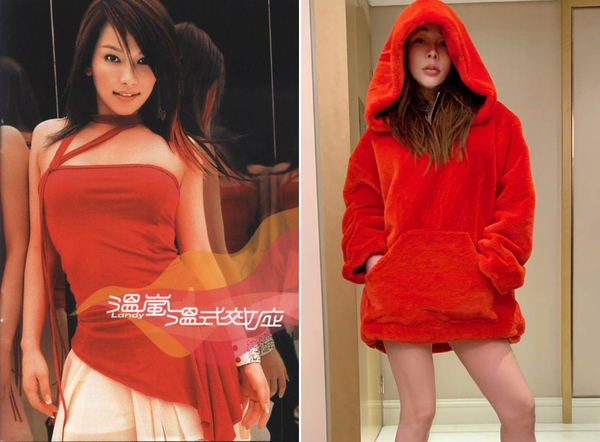 41岁温岚怎么了?穿彩虹t恤脸僵硬到不敢认,欧式双眼皮太夸张了