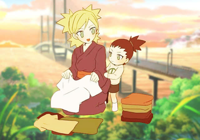 火影:鹿丸一家的儿童节,我爱罗与勘九郎很有带娃潜质