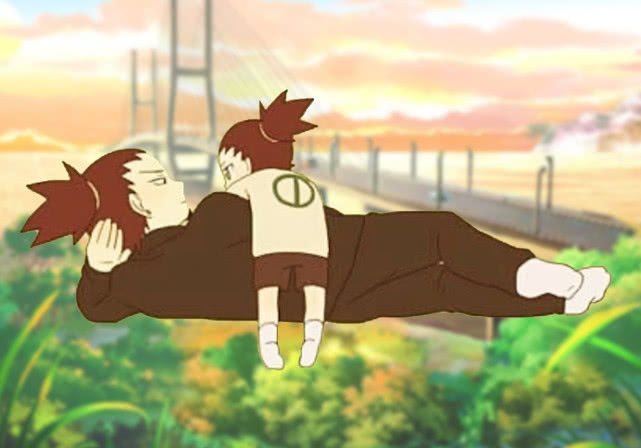 火影:鹿丸一家的儿童节,我爱罗与勘九郎很有带娃潜质