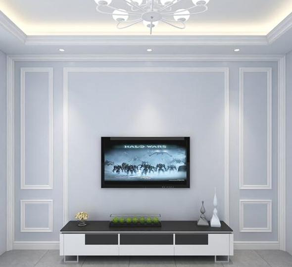 越来越多人这样装,效果好十倍|电视墙|石膏线|大理石_新浪新闻