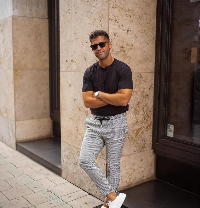 矮个子男生穿搭模板,显高又显瘦,果然外国男人都比较会穿