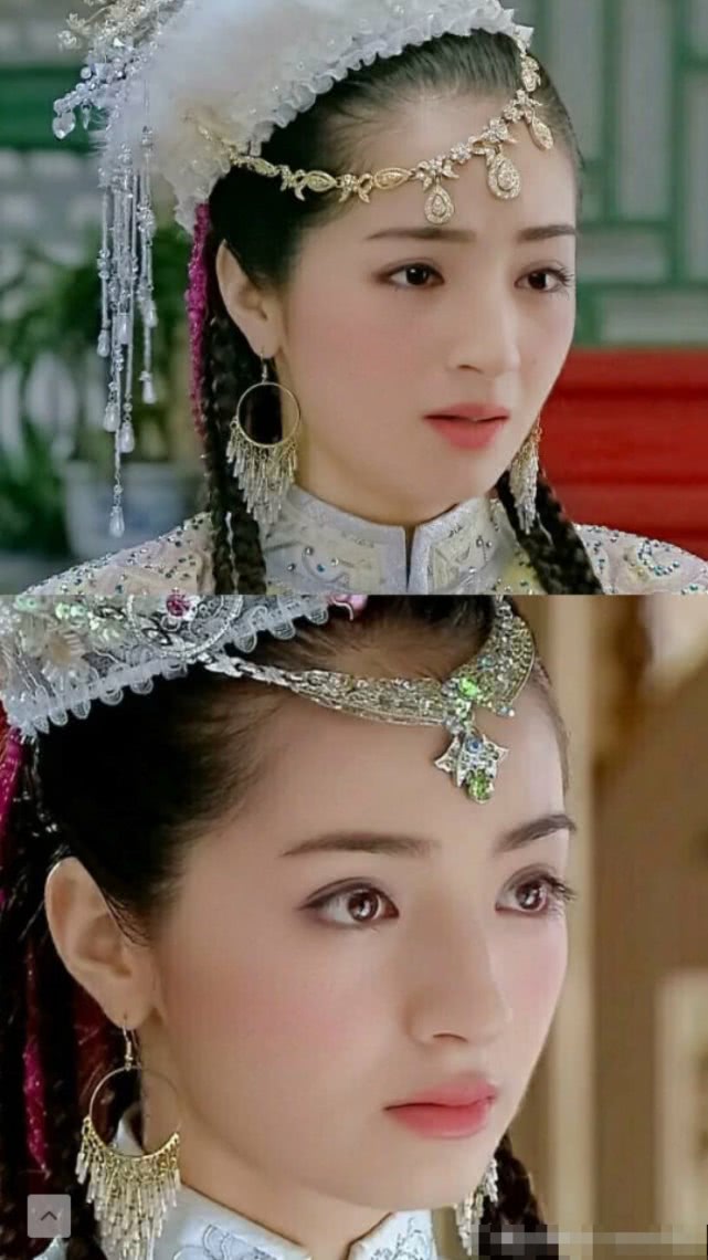 再看麦迪娜出演的香妃,其实清丽脱俗已经很美,比热巴都耐看