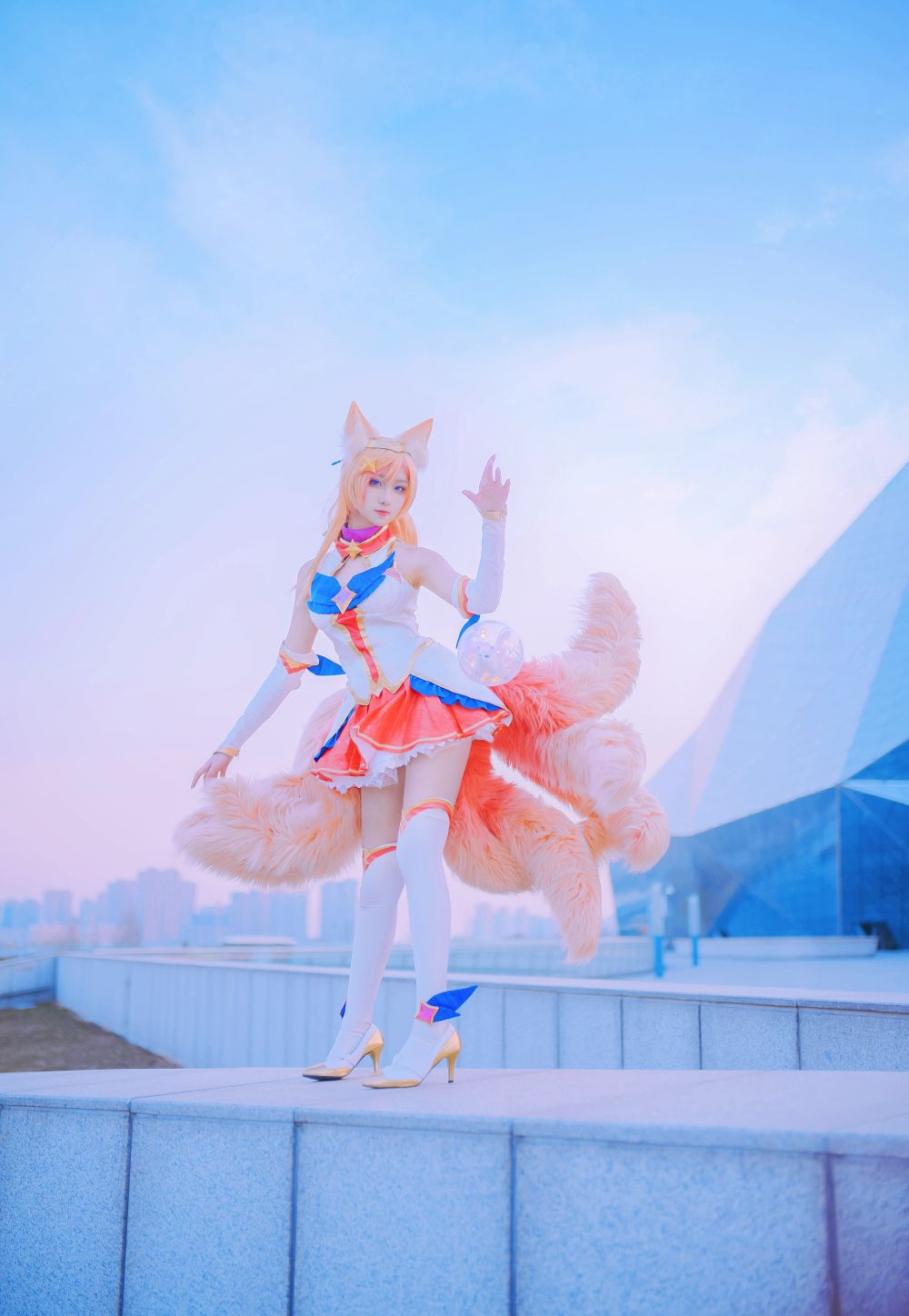 阿狸cos星之守护者甜美来袭水友狐狸的e百发百中