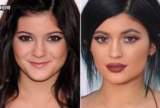 苦味,最初长着一张短宽脸,那时她还未成年,kylie的美妆事业始于2015年