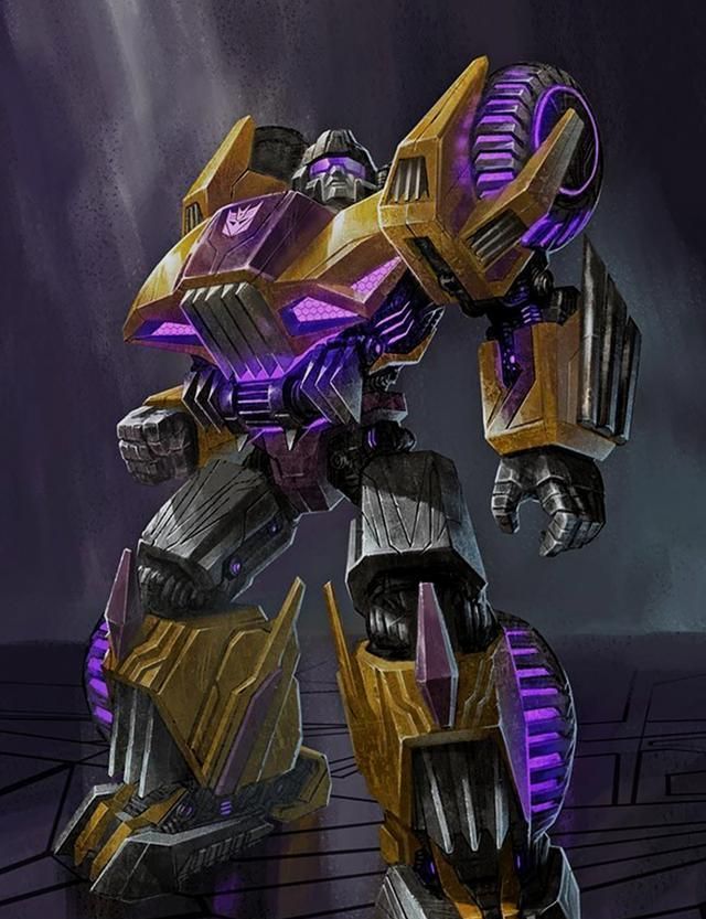 变形金刚动漫人物:古老塞伯坦之战中的霸天虎战车队