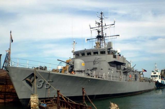 菲律宾海军装备的主力舰艇中,有相当数量是当初美军在二战时期建造的