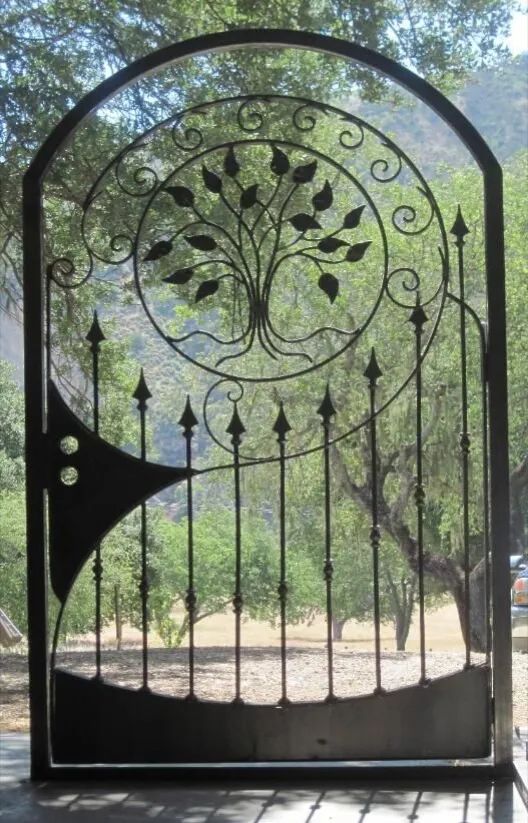 一道小铁门,也能玩出大花样,有几个堪称艺术品!