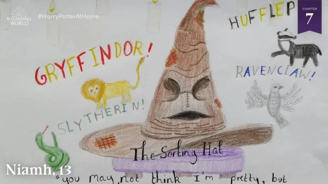 哈利波特家中相伴名人朗读接力第七章分院帽