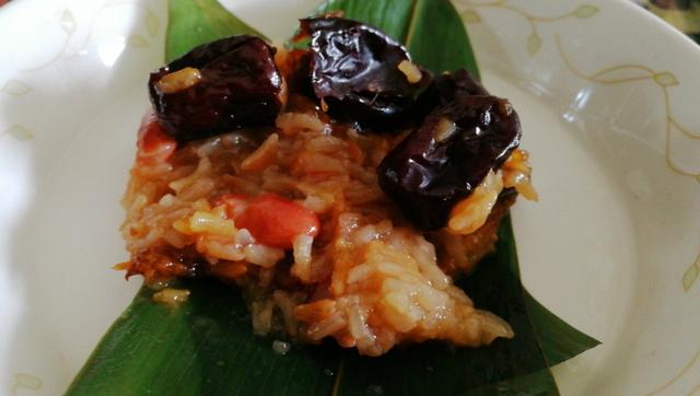 粽叶蜜枣甑糕枣香浓郁香甜软糯不会包粽子的收哦比粽子更好吃