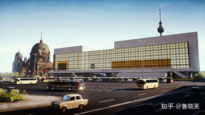 共和国宫曾经是东德的标志性建筑,后来被拆除,现在可以在timerid牡 