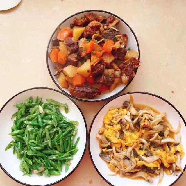 晒晒我家的晚餐,7天不重样,荤素搭配,营养好吃,家人身体棒
