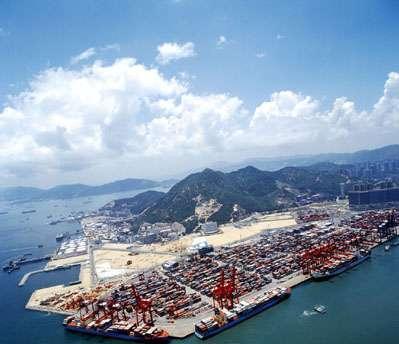 全世界第四大吞吐量的货柜港口——葵涌货柜码头