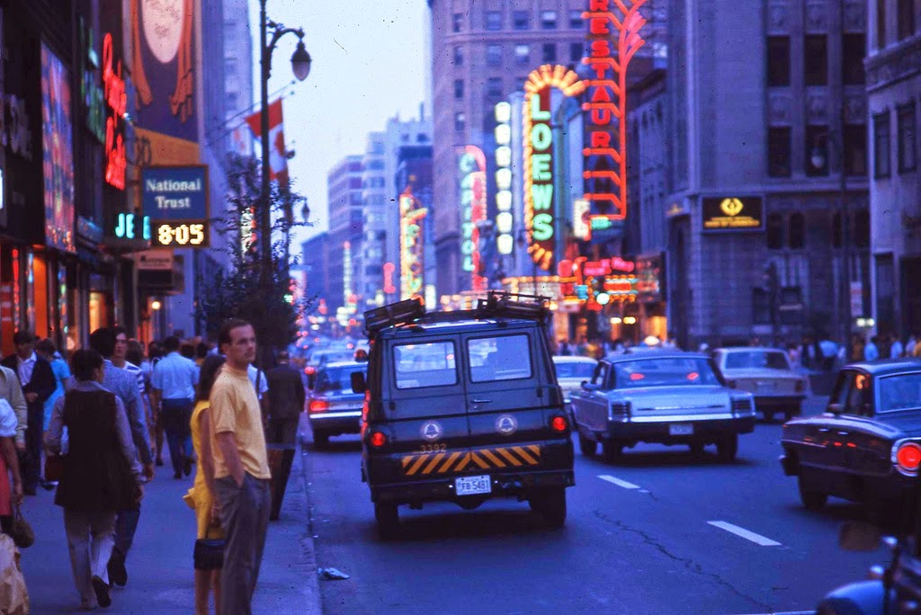 老照片 60年代的加拿大蒙特利尔  看看相当于中国的哪个年代