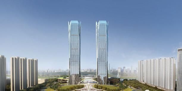 240米双子塔!菏泽绿地商务中心 2020年生活起航