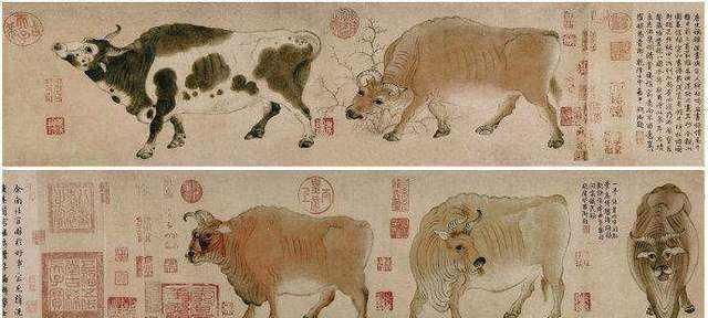 五牛图修复中现多处破洞这位大师用妙招