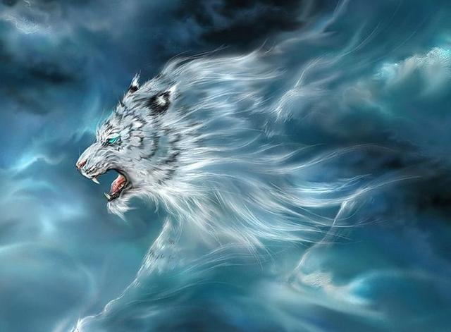 白虎在中国是四灵之一.