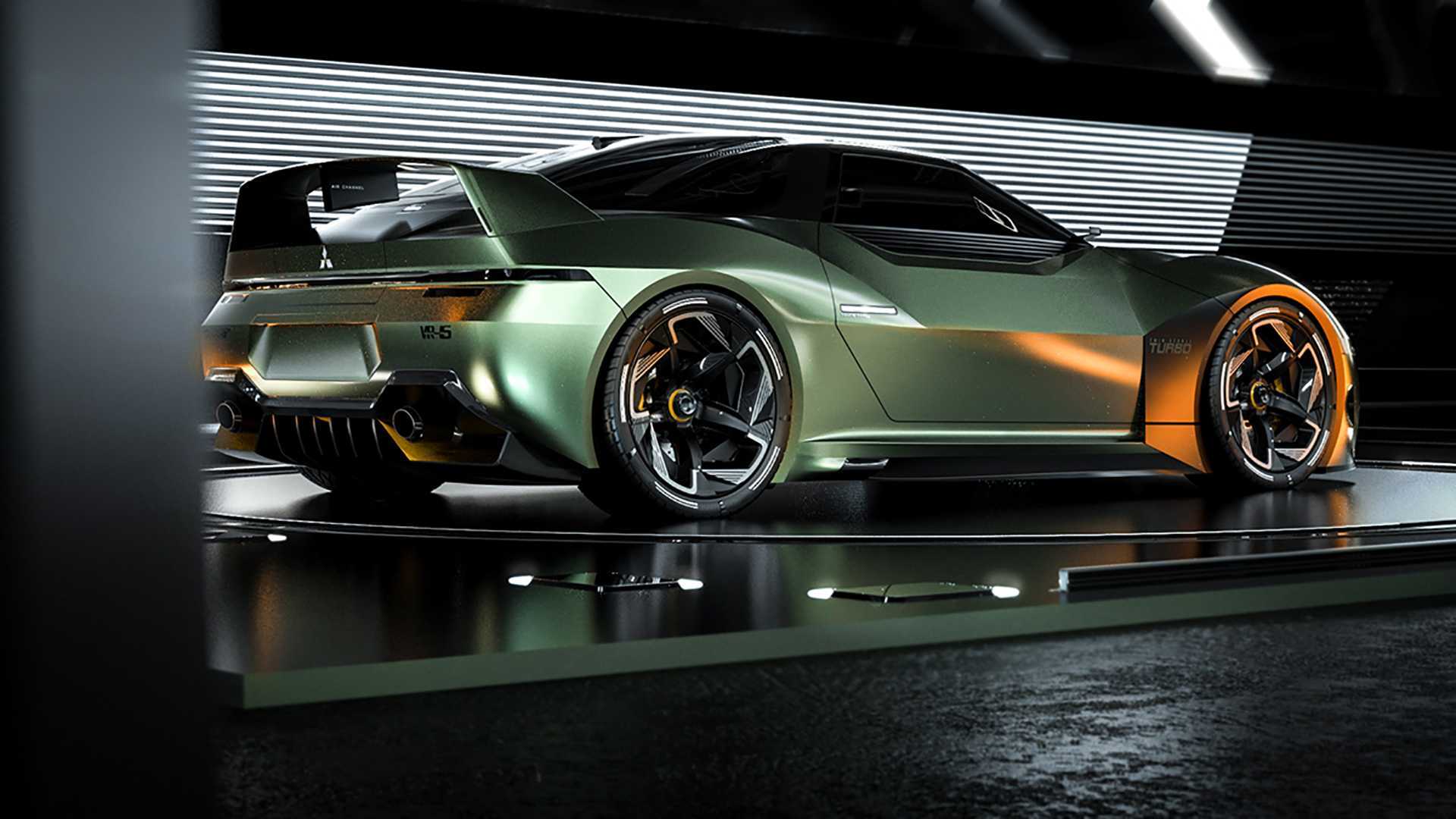 帅就完事了!三菱4000gt渲染图发布!