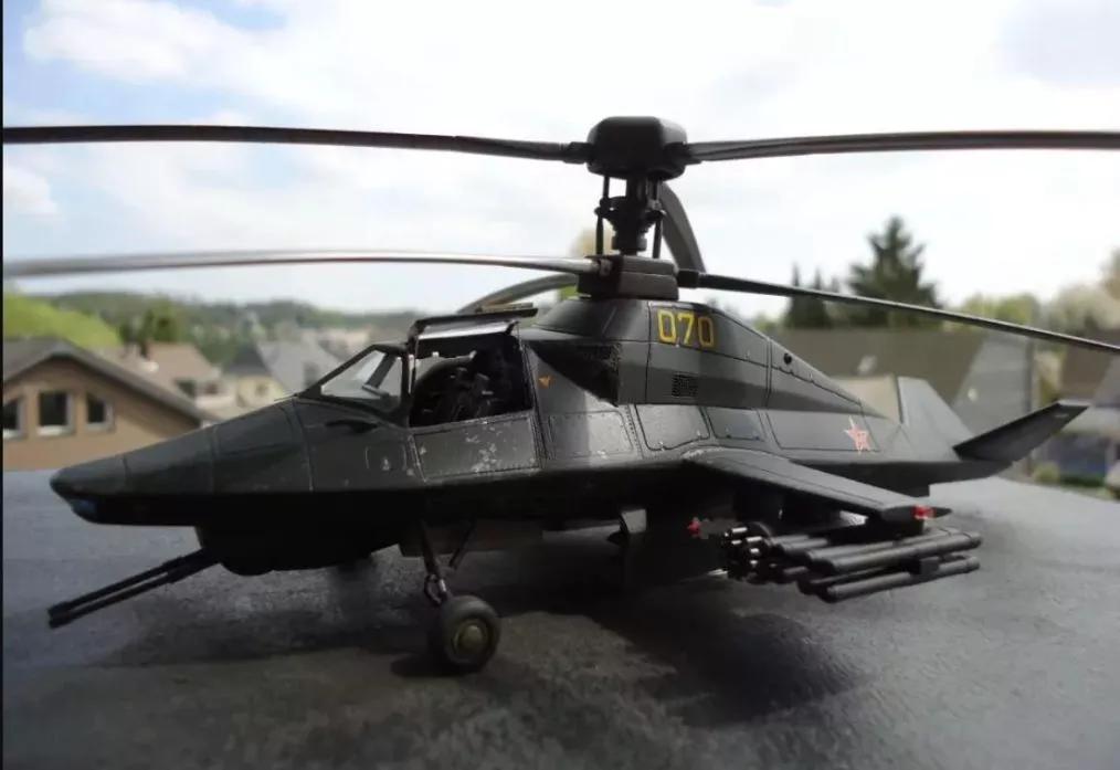 黑色幽灵俄罗斯的科曼奇卡58黑鬼隐身攻击直升机