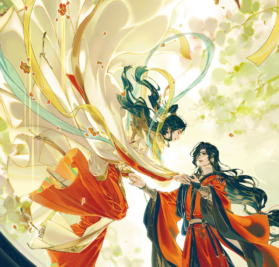 天官赐福花城生日开直播眨眼wink放大招戚容风信有默契