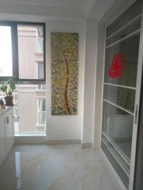 晒晒亲戚的新家有钱任性头一次见入户门装在阳台的