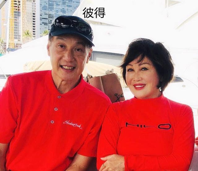 陈冲夫妇夏威夷坐游艇出海,二婚老公罕见露面,气质儒雅不输尊龙