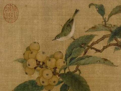 中国独立花鸟画的艺术形态约出现于六朝时期 如顾恺之的《凫雀图》