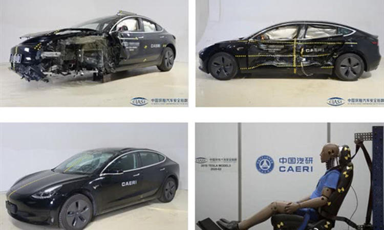 2项优秀，1项良好！国产Model 3中保研碰撞结果公布
