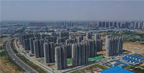 界首市森林公园安置区建设进度快质量高