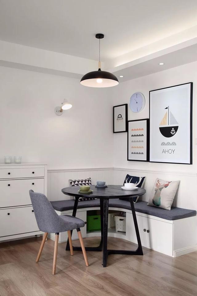 餐厅卡座实用又漂亮,3种设计形式,符合大小户型,满足各种需求