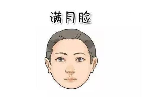 满月脸