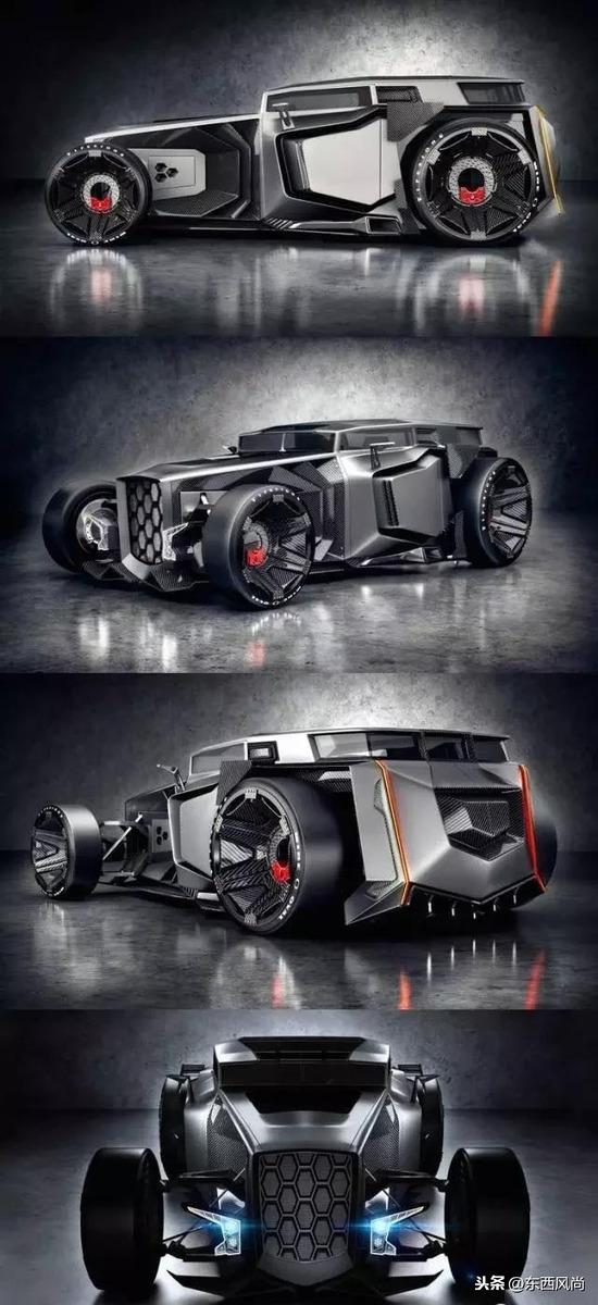 前卫帅气的概念车是拥有更加美观与超前设计的科技神器