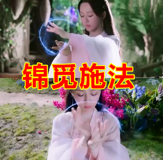 赵灵儿施法,锦觅施法,风晴雪施法,看到凤九:仙女本尊?