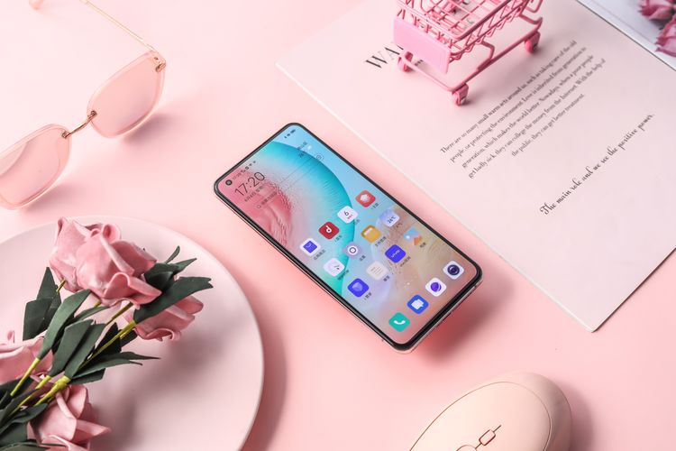 粉色的极致诱惑,vivo x50"浅醺"美图鉴赏,撩拨你的少女心__财经头条