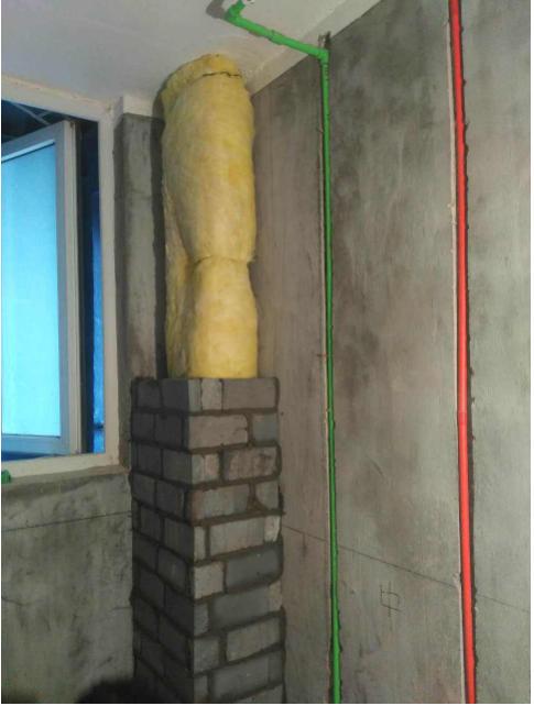 老师傅用这种材料包立管,再也听不见楼上的冲水声了,美观又耐用|红砖