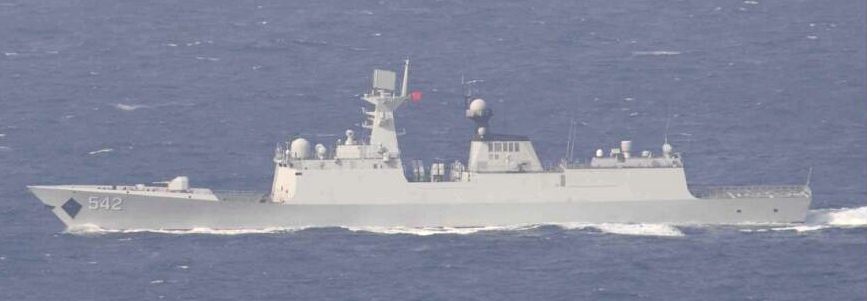 但是在第30艘054a型护卫舰"枣庄"舰(舷号542)2019年2月入列北海舰队