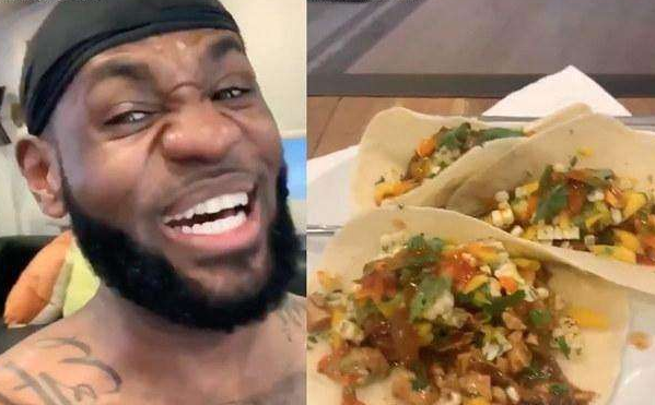 詹姆斯被侵权?有商家用他的名字形象宣传taco,不少球迷购买