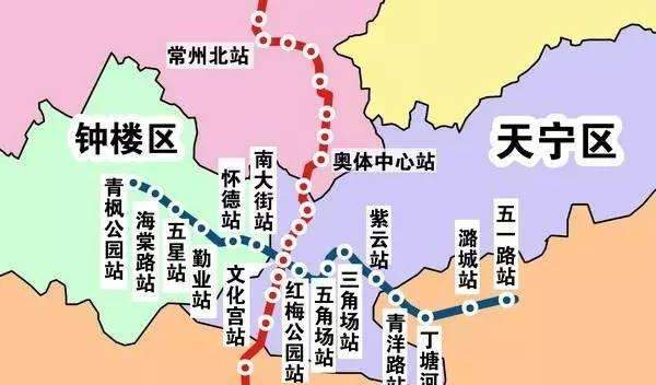常州在建一条地铁线力争2021年运行促进沿线产业和商圈的更新