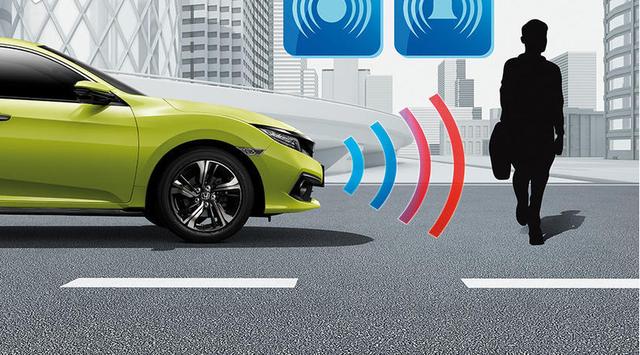 cmbs碰撞缓解制动系统能够通过摄像头与微波雷达探测前方的车辆与行人