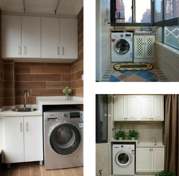 波轮洗衣机放阳台,老爸灵机一动加了个盖板,没想到有这么多好处