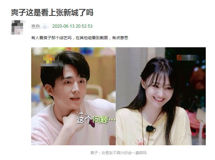 《奇妙小森林》郑爽迷惑发言:疑表示看上张新成,网友直呼快跑!