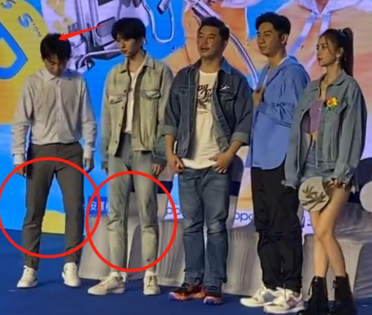 跑男家族起身合影,郭麒麟个子却不显高,蔡徐坤下意识做法很圈粉