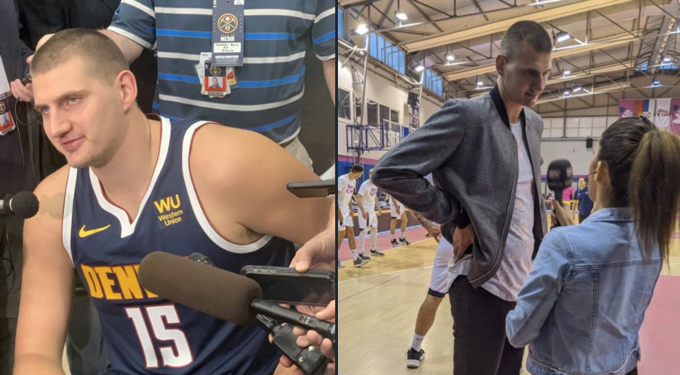 约基奇减肥后全新形象被曝光:脸部瘦如被刀削过,腰部赘肉已全无