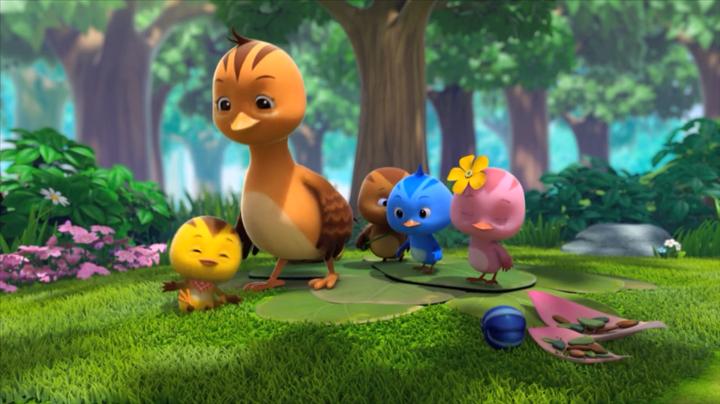 萌鸡小队:麦奇最喜欢调皮了,鸡妈妈耐心陪伴,真是太幸福了