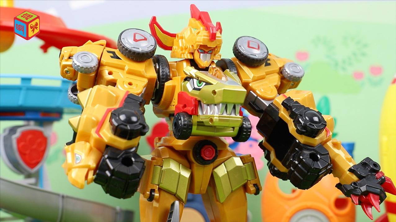 百兽总动员金甲烈焰战龙神超酷五合体第三弹