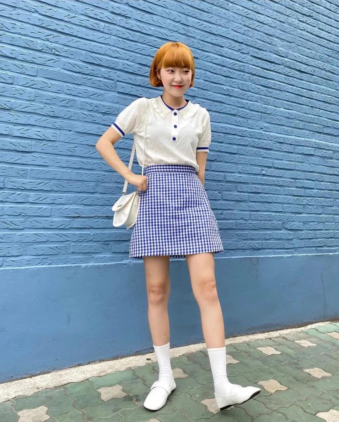 对不起,我来晚了,这30套学生党穿搭真的太好看了!