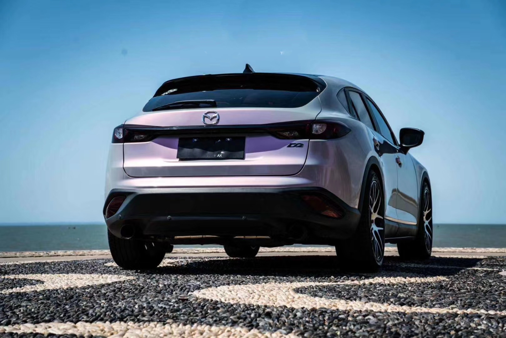 让魂动更加魔幻马自达cx4改色魔幻灰